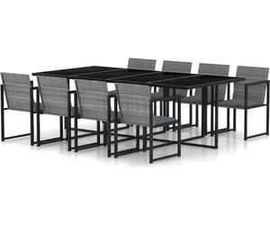 Salon de jardin avec coussins Poly Rattan Garniture Set de jardin
