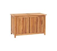 vidaXL Coffre de jardin 90 x 50 x 58 cm bois massif teck