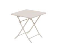 Salon De Jardin Carré En Métal Greensboro 70 X 70 Cm Argile Avec 2 Chaises - Hespéride Multicolore