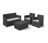 Mia Ensemble Table de Rangement en Graphite
