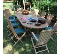 Salon de jardin en teck samora 10 places