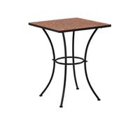 vidaXL Table de bistro mosaïque Terre Cuite 60 cm - Céramique