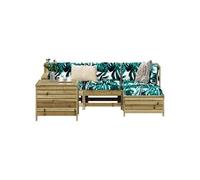 Salon de jardin modulable Bois bois 5 pieces x 69 x 70.5