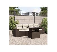 Salon de jardin modulable GENERIQUE resine tressee 1 personnes 62 x 55 x 69 cm 5 pieces