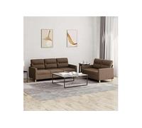 vidaXL Ensemble marron