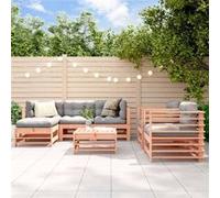 Salon de jardin modulable vidaxl 7 pieces x 63.5 x 60 cm 6 personnes