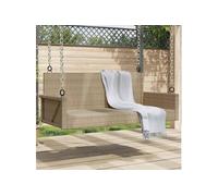 Salon de jardin resine tressee beige 2 personnes