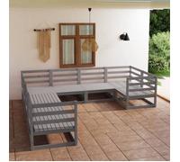 Maison Exclusive - Salon de jardin 8 pcs bois de pin massif