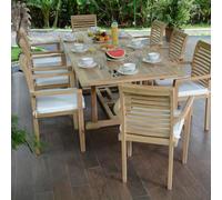 Salon de jardin teck kingston 8 places
