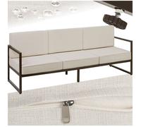 Canapé de jardin COMOSA 3 places - marron/beige