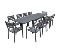 Happy Garden SET1265-66GA, Gris, 10 sièges, 1345 mm, 935 mm, 150 mm, 26 kg