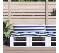 Salon de jardin Vidaxl 2 pieces bleu Bleu G