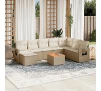 Salon de jardin vidaXL - Beige