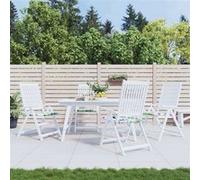 vidaXL Lot de 4 coussins de chaise de jardin – Galettes antidérapantes Multicolore 40x40x4 cm