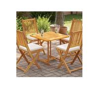 VidaXL Dessus de Table Bois de Teck 70x70x2,5 cm
