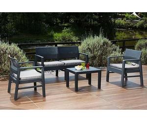 Salon Jardin Kilimandjaro Anthracite Confort Et Design Pour Extérieur - Ipae Progarden