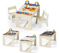 Salon pour enfants avec espace de rangement et 2 chaises pour les enfants à partir de 3 ans
