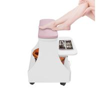 Salon Trolley avec coussin, chariot de rangement à 3 niveaux, manucure et pédicure, chariot de pédicure, accessoires de salon, jusqu'à 50 g, 52 x 41 x 55 cm (rose)