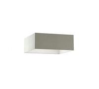 Salone Negozio Online Abat-jour Tempo 50/19 Abat-jour Chintz Gris Clair/PVC Blanc Max. 23W