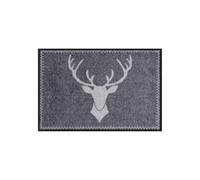 Salonloewe Efia Paillasson Lavable et approprié au sèche-Linge, Tapis d´entrée 50 x 75 cm, Motif: Franz/Cerf