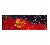 Salonloewe Efia sld1444-060x180 Rosina Wachtmeister Paillasson lavable, motif: SOLE, 60 x 180 cm, tapis d´entrée intérieur et extérieur
