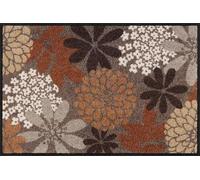 Salonloewe Paillasson Autumn Leaves Moka - 50 x 75 cm - Lavable et antidérapant - 100 % PVC - Pour l'intérieur et l'extérieur