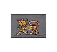 Salonloewe Paillasson Funky Cat I Paillasson et paillasson pour intérieur 50 x 75 cm