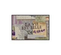 Salonloewe Paillasson La Vie est Belle I Paillasson et paillasson pour intérieur 50 x 75 cm