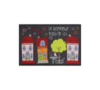 Salonloewe Paillasson Le Bonheur I Paillasson et paillasson pour intérieur 50 x 75 cm