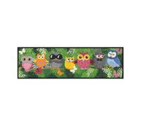 Salonloewe Paillasson Motif éléphants de la jungle 030 x 100 cm