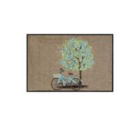 Salonloewe Paillasson Resting Tree - 50 x 75 cm - Avec motif - Lavable - Pour l'intérieur et l'extérieur