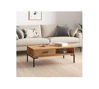 Vidaxl Table Basse 90x50x35 Cm Bois De Pin Massif Recyclé
