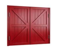 Saloon Porte Battante, Style Western Portes Cowboy Porte Séparation, Fermeture Automatique Portes de Café pour Escalier Salle De Bain Cuisine(Red,132x100 cm (WxH))