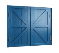 Saloon Porte Battante, Style Western Portes Cowboy Porte Séparation, Fermeture Automatique Portes de Café pour Escalier Salle De Bain Cuisine(Dark Blue,147x100 cm (WxH))