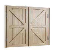 Saloon Porte Battante, Style Western Portes Cowboy Porte Séparation, Fermeture Automatique Portes de Café pour Escalier Salle De Bain Cuisine(Natural,81x100 cm (WxH))