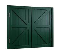 Saloon Porte Battante, Style Western Portes Cowboy Porte Séparation, Fermeture Automatique Portes de Café pour Escalier Salle De Bain Cuisine(Dark Green,112x100 cm (WxH))
