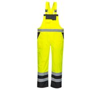 Salopette de contraste Portwest S488 - non doublée Yellow/Black Taille M