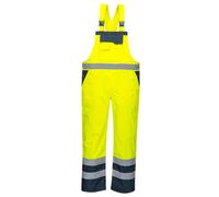 Salopette de contraste Portwest S488 - non doublée Yellow/Navy Taille M