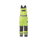 Salopette de sécurité DASSY® Colombia Multinorm avec poches genouillères JAUNE NEON/ GRIS GRIS Taille 58 Longueur : MINUS