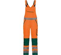 Salopette de sécurité DASSY® Malmedy avec poches genouillères ANGLE NEONORGE/VERT VERRE VOLANT Taille 46 Longueur : MINUS