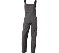 SALOPETTE DE TRAVAIL DELTA PLUS PANOSTYLE POLYESTER COTON GRIS / ORANGE- M6SALGO0 50/52 (2XL)