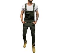 Salopette de travail en jean, style décontracté, tenue de travail tout-en-un résistante avec pantalon cargo, tendance, unisexe