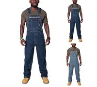 Salopette De Travail Homme Grande Taille Coupe RéGulièRe Salopette Homme Jean Cargo Combinaison Pantalon Avec Bretelles RéGlables Coupe RéGulièRe Multipoches En Denim Slim Jumpsuit Dungarees