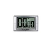 Salter 396 SVXR Minuteur de Cuisine Numérique - Magnétique Chronomètre de Cuisson, Compte à Rebours (99 Min 59 Sec), Affichage LCD Facile à Lire, Alarme Sonore, Horloge De Cuisson électronique