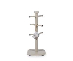 Salter Arbre à Tasses Pebble - Porte-Tasse en Acier au Carbone pour Comptoir de Cuisine, Support d'Exposition à 6 Branches pour Tasses à Café/Tasses à Thé, Rangement Autonome Robuste en Acier, Pierre