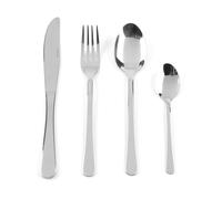 Salter Bakewell Ménagère - 24 pièces ensemble de couverts, acier inoxydable 18/0, Service pour 6, passe au lave-vaisselle, garantie 15 ans, comprend couteaux, fourchettes et cuillères