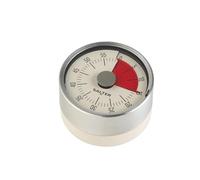 Salter Base magnétique mécanique, 60 Minutes, Piles nécessaires, Compte à rebours, Acier Inoxydable, œuf, minuteur de Cuisine, Parfait pour la pâtisserie, crème, Taille Unique