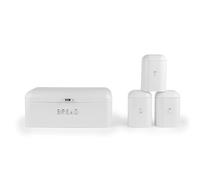 Salter Boston Set de comptoir 4 pièces, boîte à pain et boîtes blanc glacier