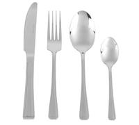 Salter BW031402EU7 Buxton Set de Couverts de Table en Acier Inoxydable, Ménagère 24 Pièces, Design Classique, Pour 6 Personnes, Comprend des Couteaux Fourchettes et Cuillères