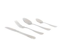 Salter BW03142 Newbury Set de Couverts de Table en Acier Inoxydable, Ménagère 24 Pièces, Design Classique, pour 6 Personnes, Comprend des Couteaux Fourchettes et Cuillères, Argent, 25,5 x 16 x 6,5